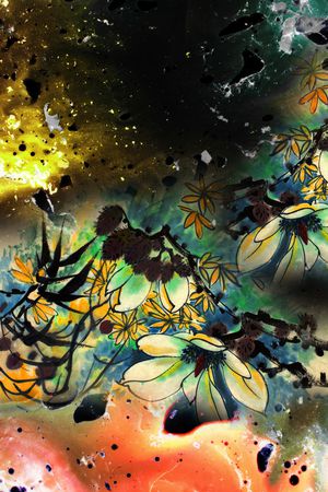 定位花印花华亿平台图片