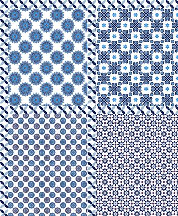 风格化花卉印花华亿平台图片