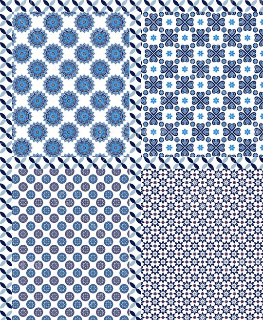 风格化花卉印花华亿平台图片