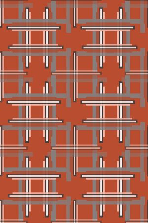格子图案印花华亿平台图片