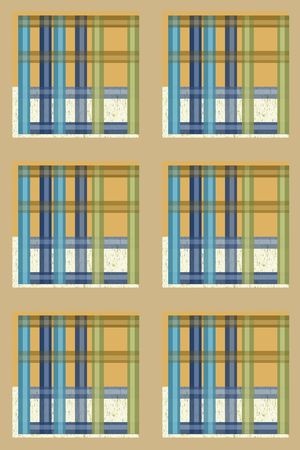 格子图案印花华亿平台图片