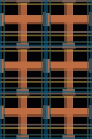 格子图案印花华亿平台图片