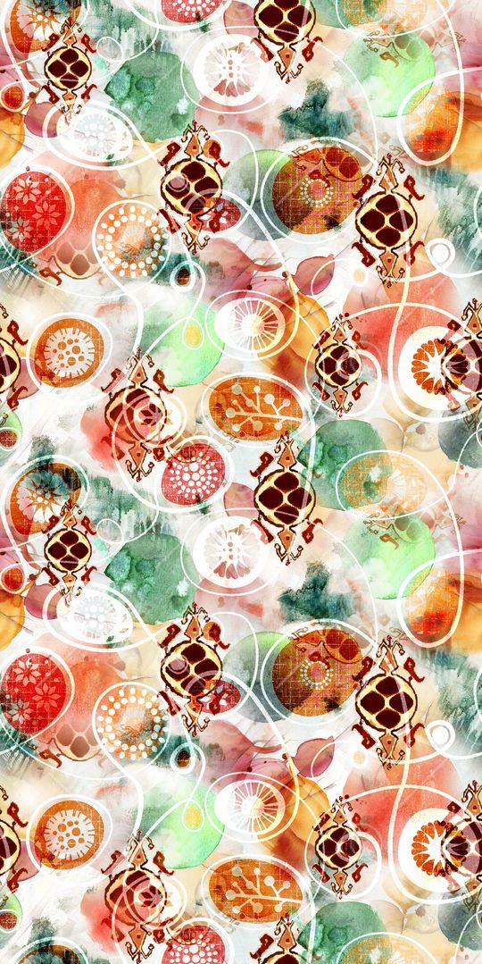 抽象印花华亿平台图片