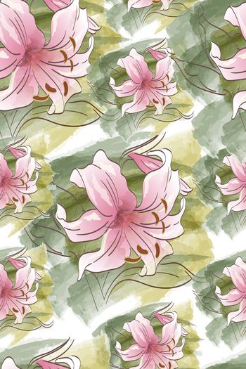 水墨风印花华亿平台图片