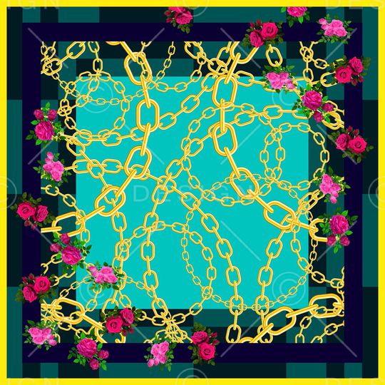 方巾印花华亿平台图片