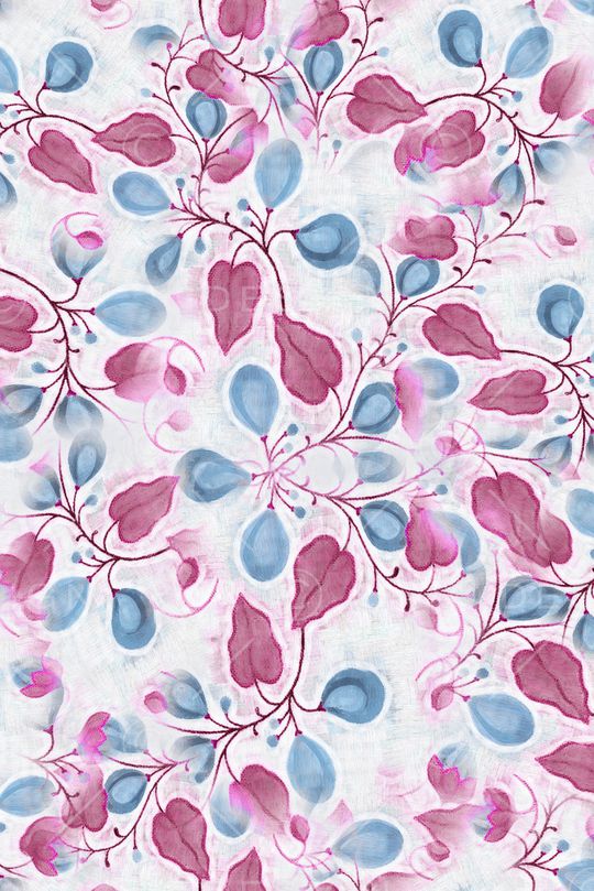 风格化花卉印花华亿平台图片