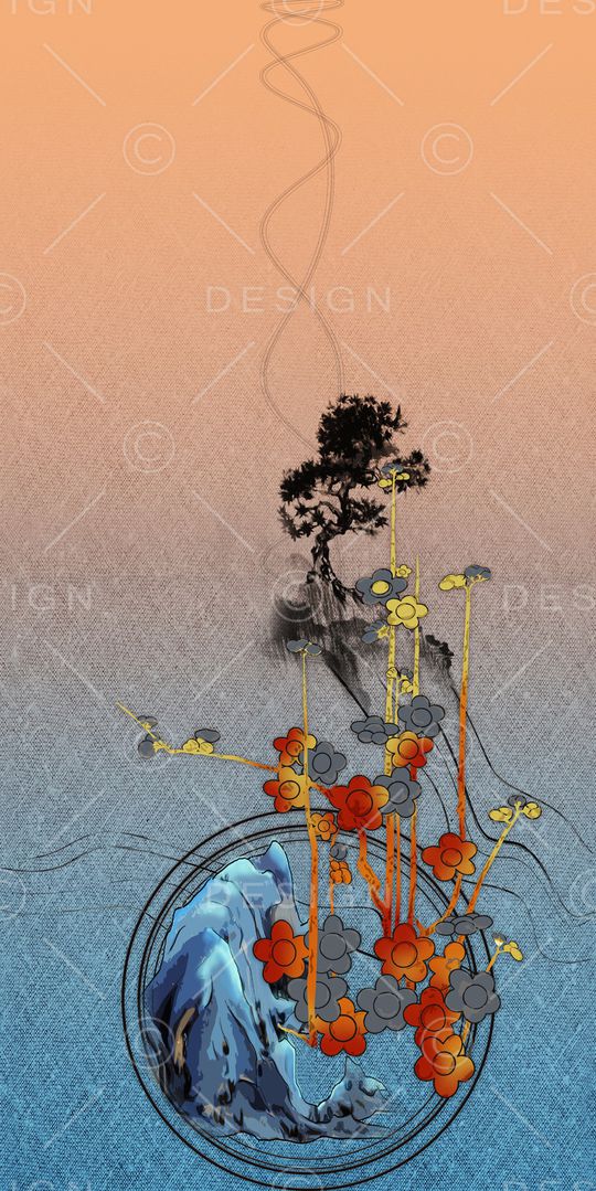 中老年印花华亿平台图片