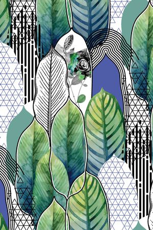 抽象印花华亿平台图片