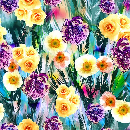 大牌风印花华亿平台图片