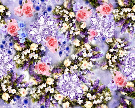 大牌风印花华亿平台图片