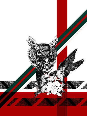 潮牌印花华亿平台图片