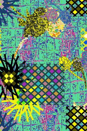 线条画印花华亿平台图片