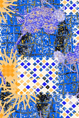 线条画印花华亿平台图片