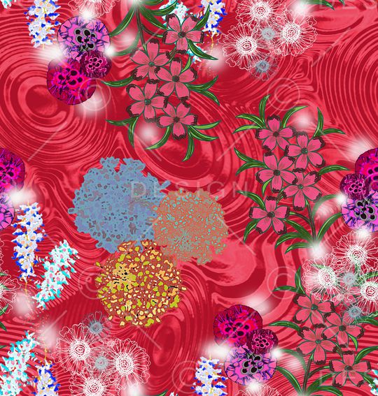 线条画印花华亿平台图片