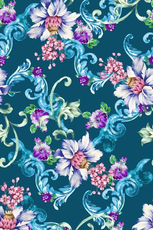 抽象印花华亿平台图片