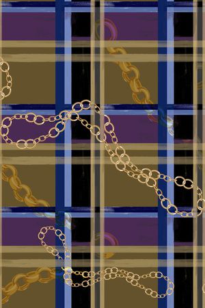 格子印花华亿平台图片