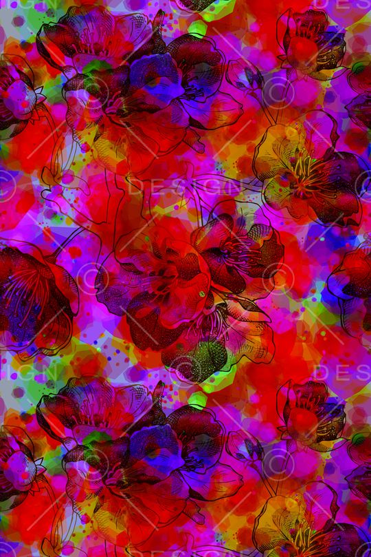 定位花印花华亿平台图片