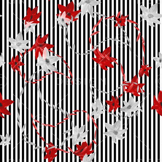 条纹印花华亿平台图片