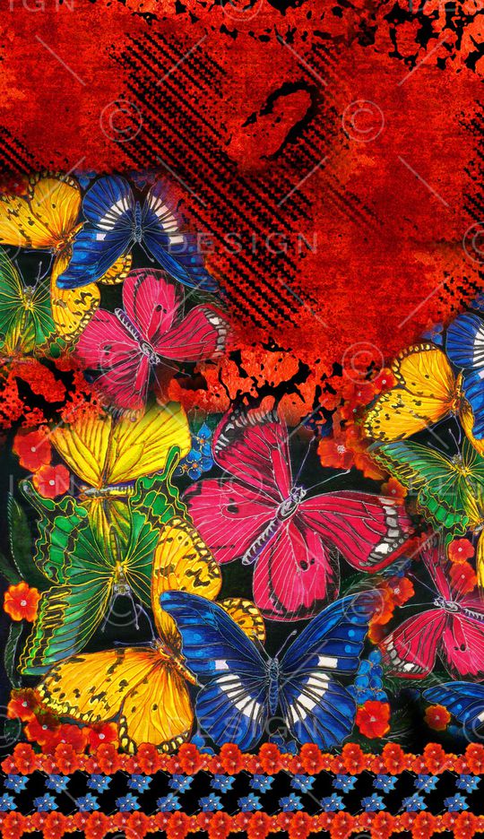 定位花印花华亿平台图片