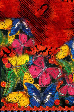 定位花印花华亿平台图片