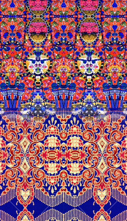 定位花印花华亿平台图片