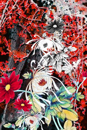 定位花印花华亿平台图片