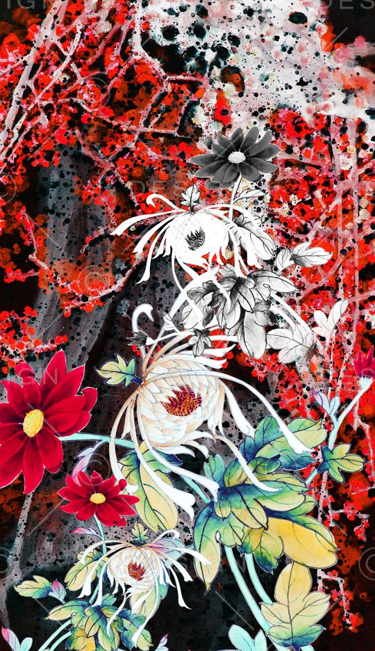 定位花印花华亿平台图片