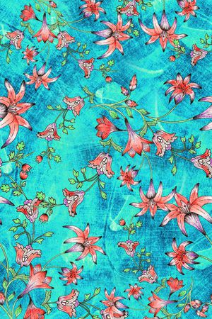 复古印花华亿平台图片