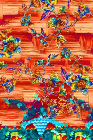 定位花印花华亿平台图片