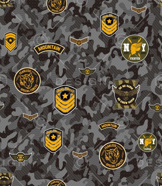 迷彩印花华亿平台图片