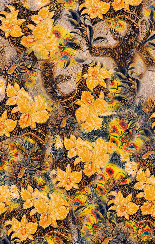 复古印花华亿平台图片