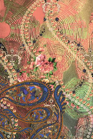 波西米亚印花华亿平台图片