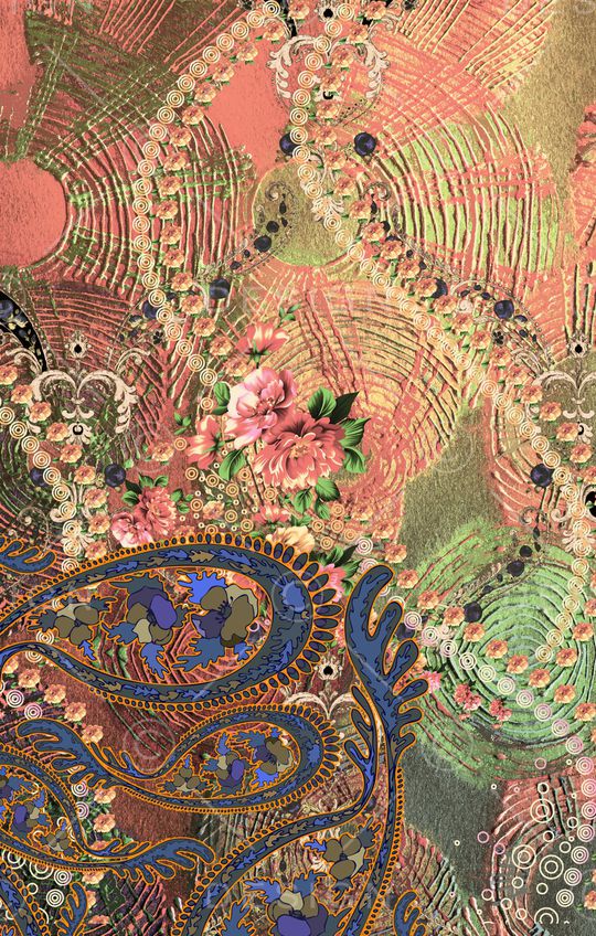 波西米亚印花华亿平台图片