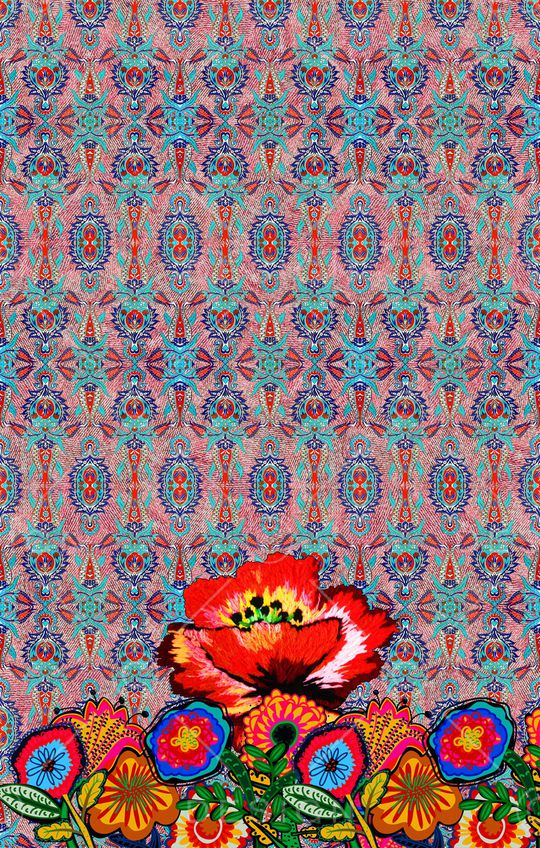 民族风印花华亿平台图片