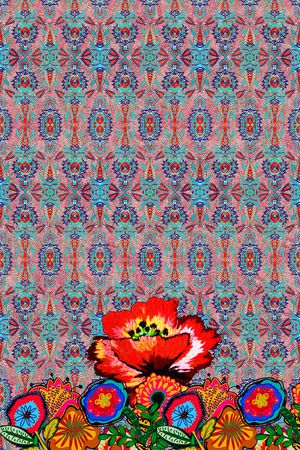 民族风印花华亿平台图片