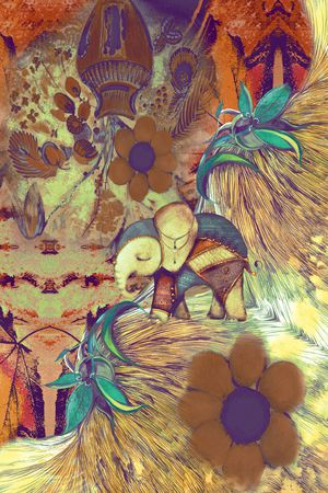 民族风印花华亿平台图片