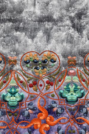 民族风印花华亿平台图片