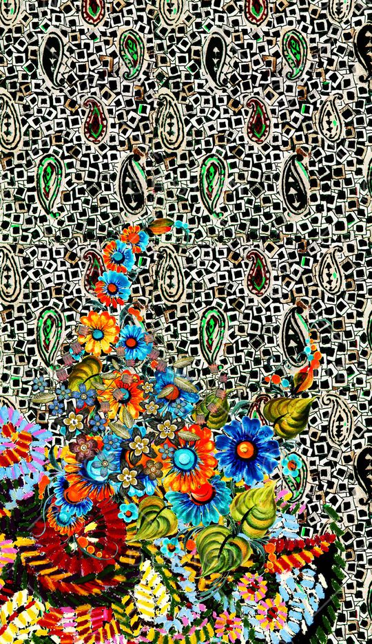 民族风印花华亿平台图片