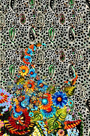 民族风印花华亿平台图片