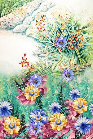 民族风印花华亿平台图片