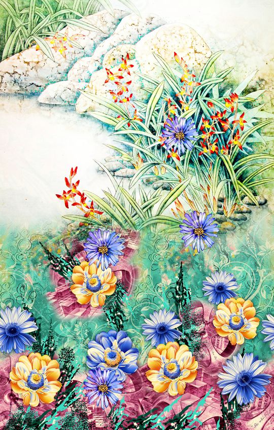 民族风印花华亿平台图片