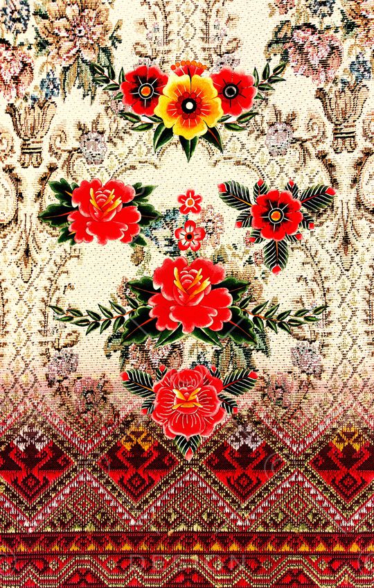 民族风印花华亿平台图片