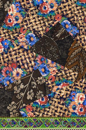 民族风印花华亿平台图片