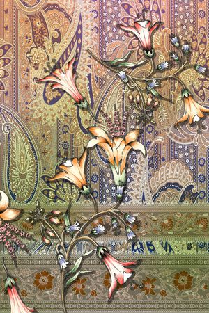 民族风印花华亿平台图片