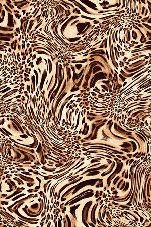 动物纹印花华亿平台图片