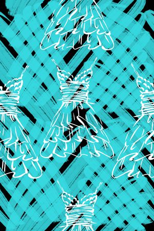 格子印花华亿平台图片