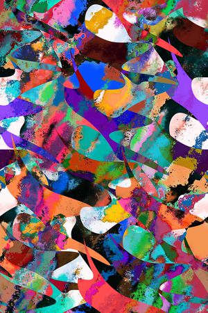 笔触印花华亿平台图片