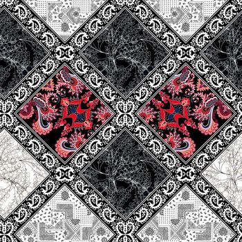 格子印花华亿平台图片