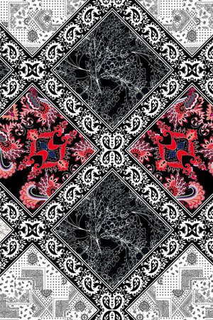 格子印花华亿平台图片