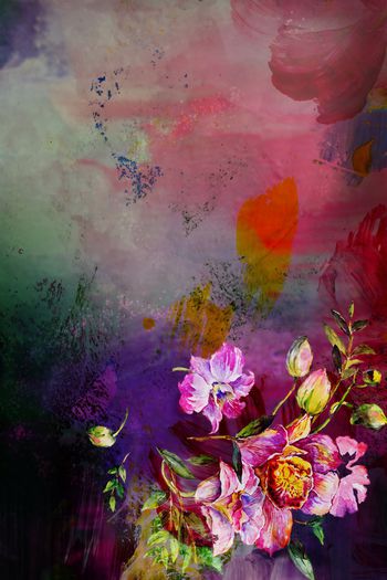 定位花印花华亿平台图片